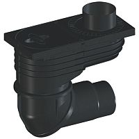 HL600N Дождеприемник с двумя шарнирными соединениями DN110/125